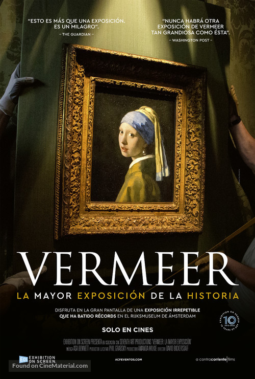 Vermeer: The Greatest Exhibition - Spanish Movie Poster