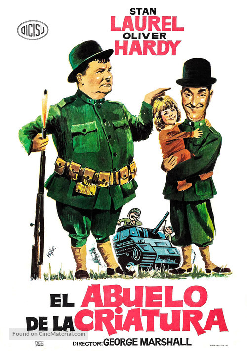 Pack Up Your Troubles - Spanish Movie Poster
