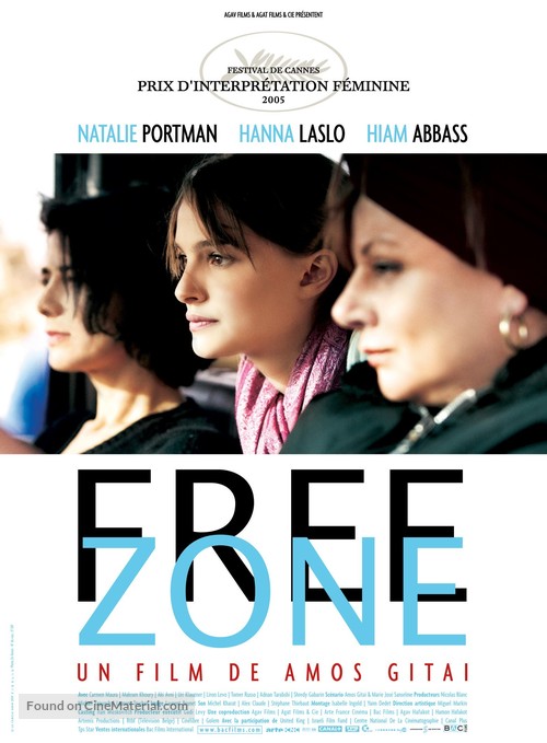 Free Zone - French Movie Poster