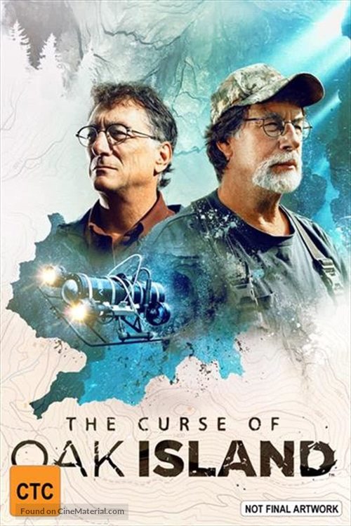 &quot;The Curse of Oak Island&quot; - Australian DVD movie cover