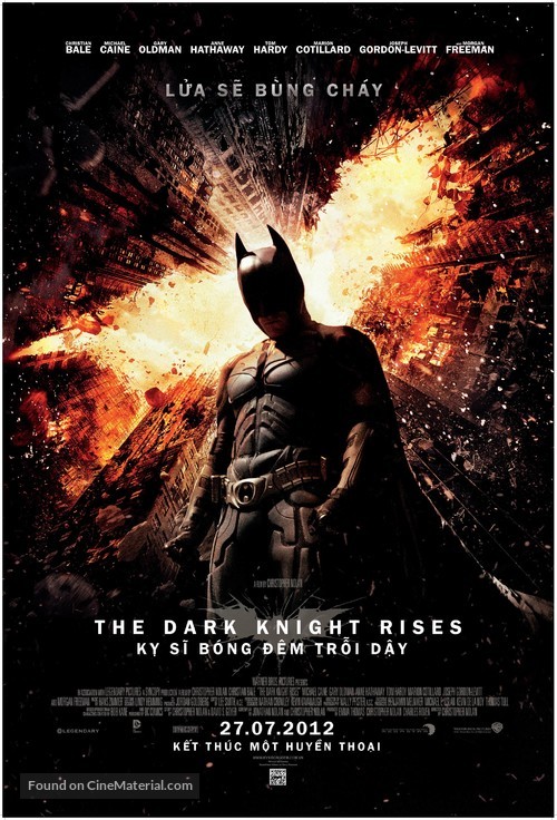 The Dark Knight Rises - Vietnamese Movie Poster
