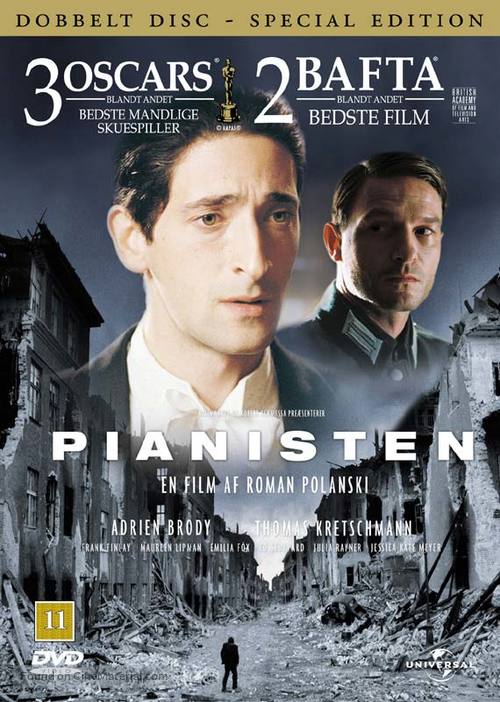 The Pianist - Danish DVD movie cover