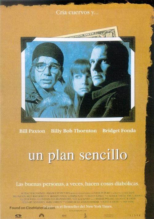 A Simple Plan - Spanish Movie Poster