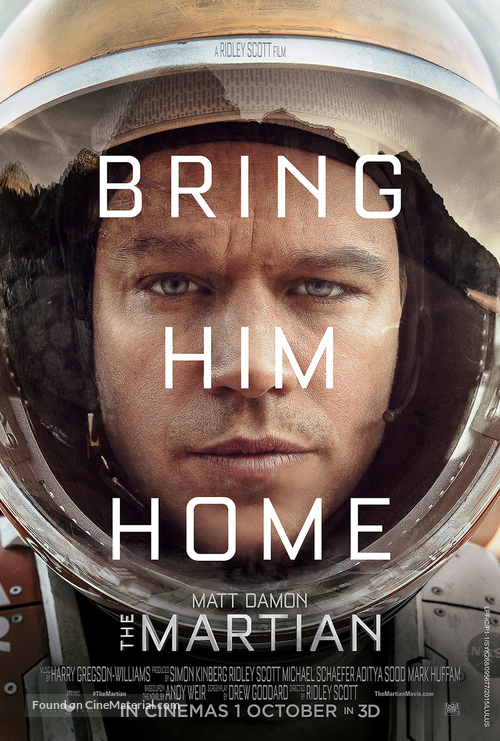 The Martian - Malaysian Movie Poster