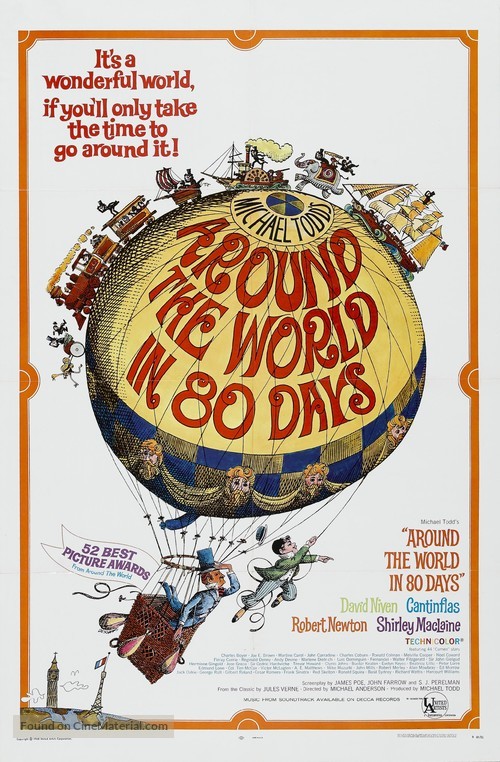 Around the World in Eighty Days - Movie Poster