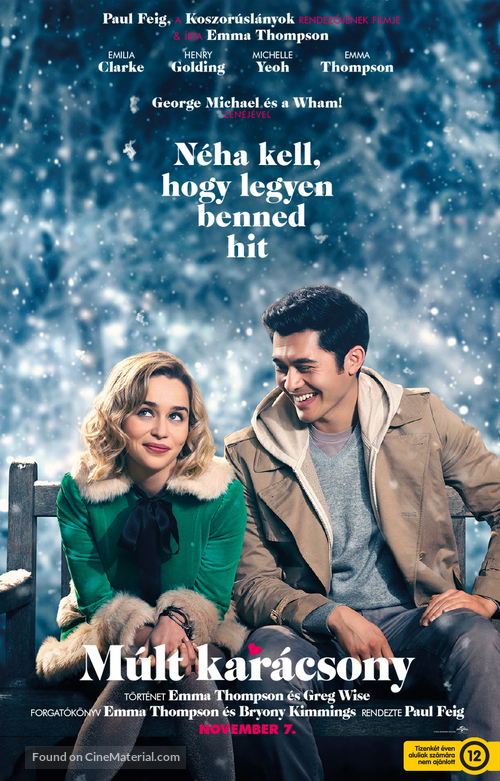 Last Christmas - Hungarian Movie Poster