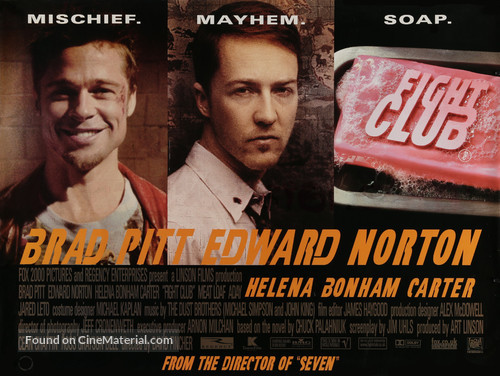 Fight Club - British Movie Poster