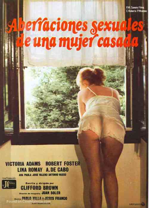Aberraciones sexuales de una mujer casada - Spanish Movie Poster