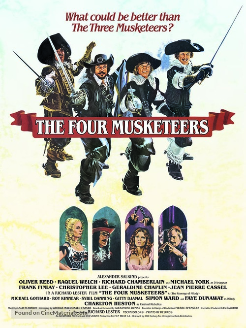 The Four Musketeers - British Movie Poster