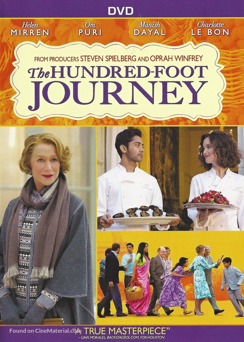 The Hundred-Foot Journey - DVD movie cover