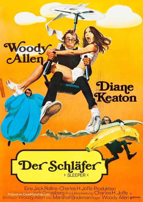 Sleeper - German Theatrical movie poster