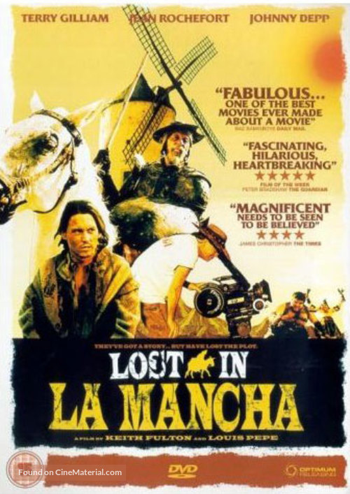 Lost In La Mancha - British DVD movie cover
