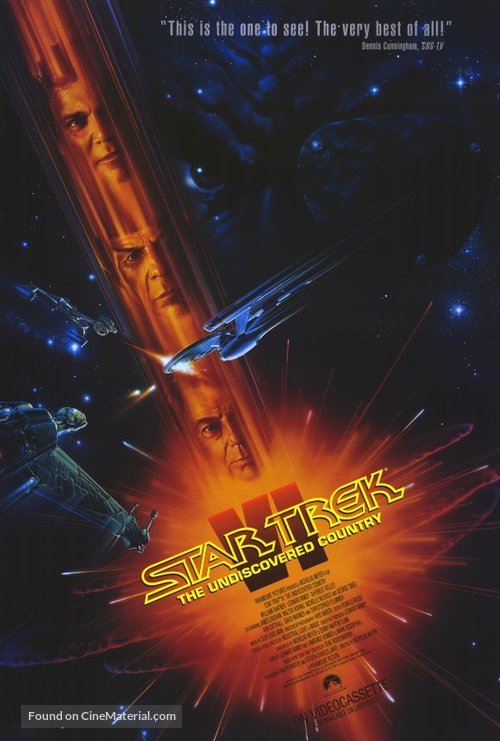 Star Trek: The Undiscovered Country - Video release movie poster
