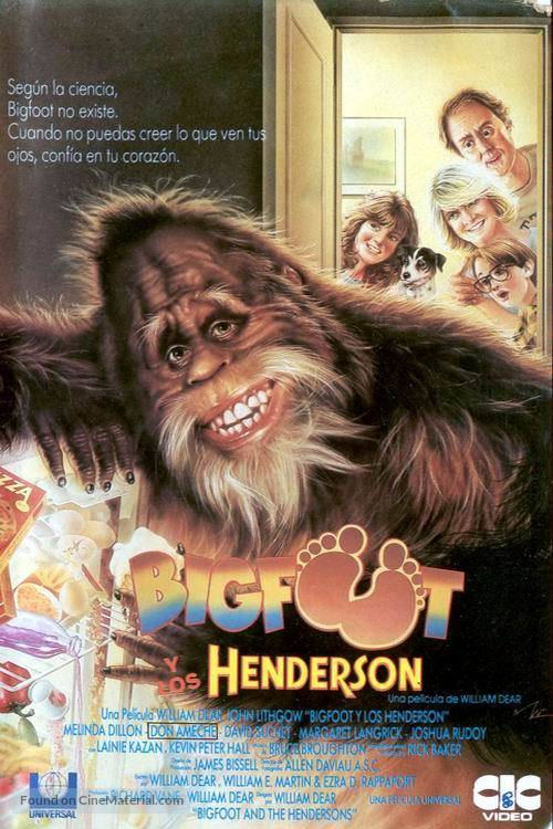 Harry and the Hendersons - Spanish VHS movie cover