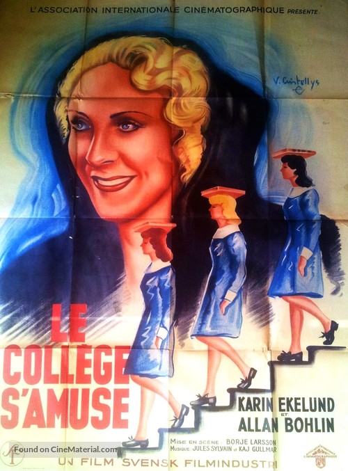 L&auml;rarinna p&aring; vift - French Movie Poster