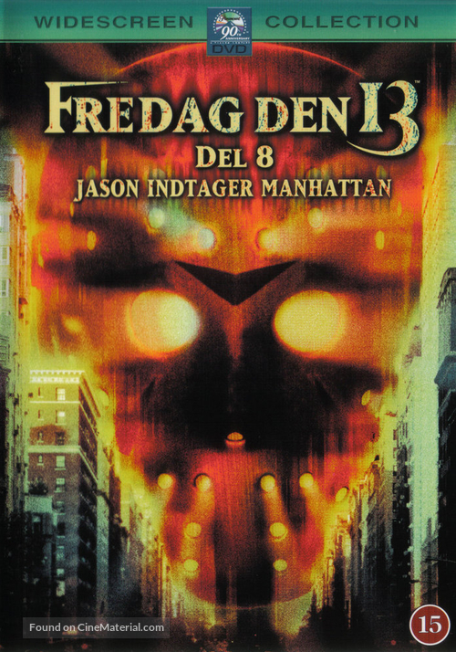 Friday the 13th Part VIII: Jason Takes Manhattan - Danish Movie Cover