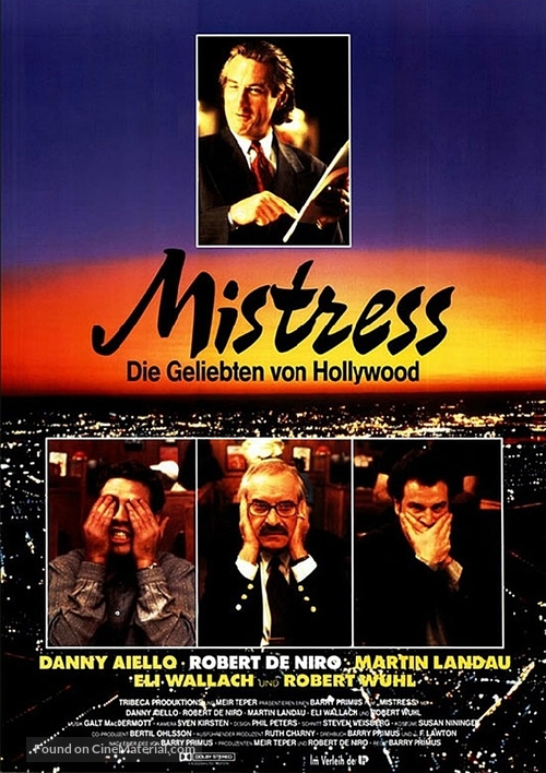 Mistress - German Movie Poster