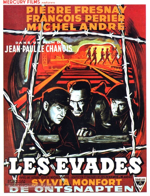 Les &eacute;vad&eacute;s - Belgian Movie Poster