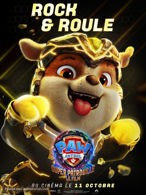 PAW Patrol: The Mighty Movie - French Movie Poster