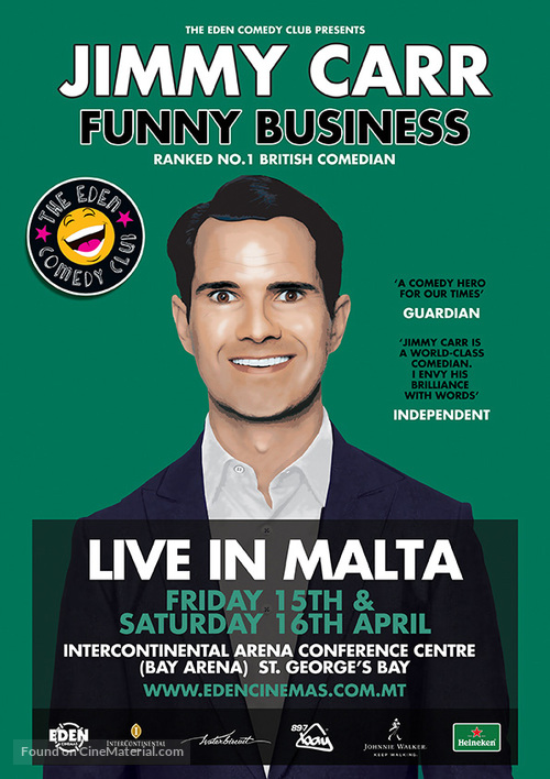 Jimmy Carr: Funny Business - Cypriot Movie Poster