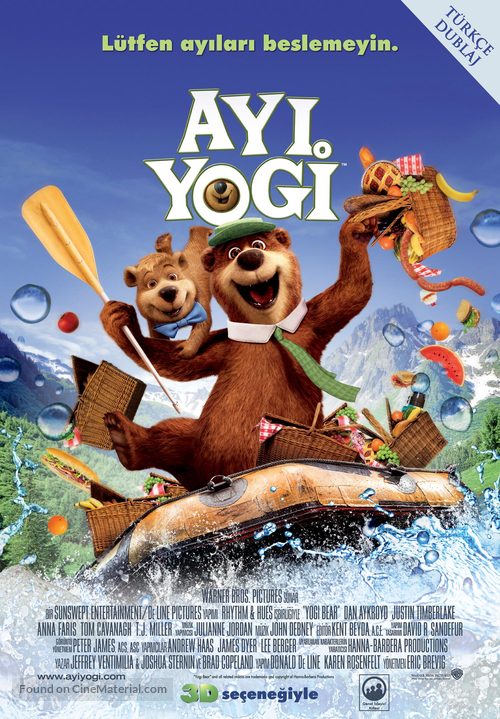 Yogi Bear - Turkish Movie Poster