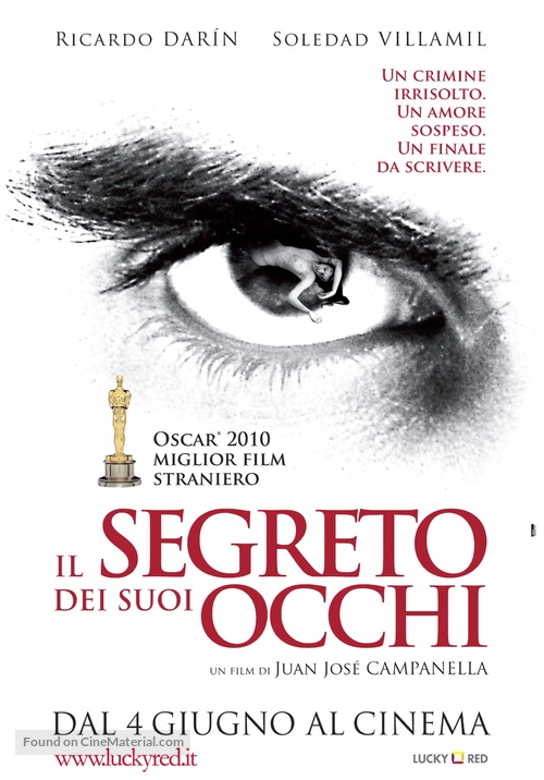 El secreto de sus ojos - Italian Movie Poster