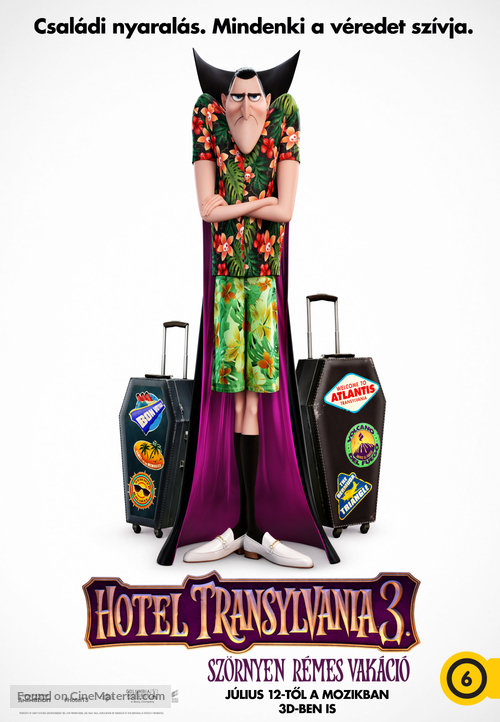 Hotel Transylvania 3: Summer Vacation - Hungarian Movie Poster