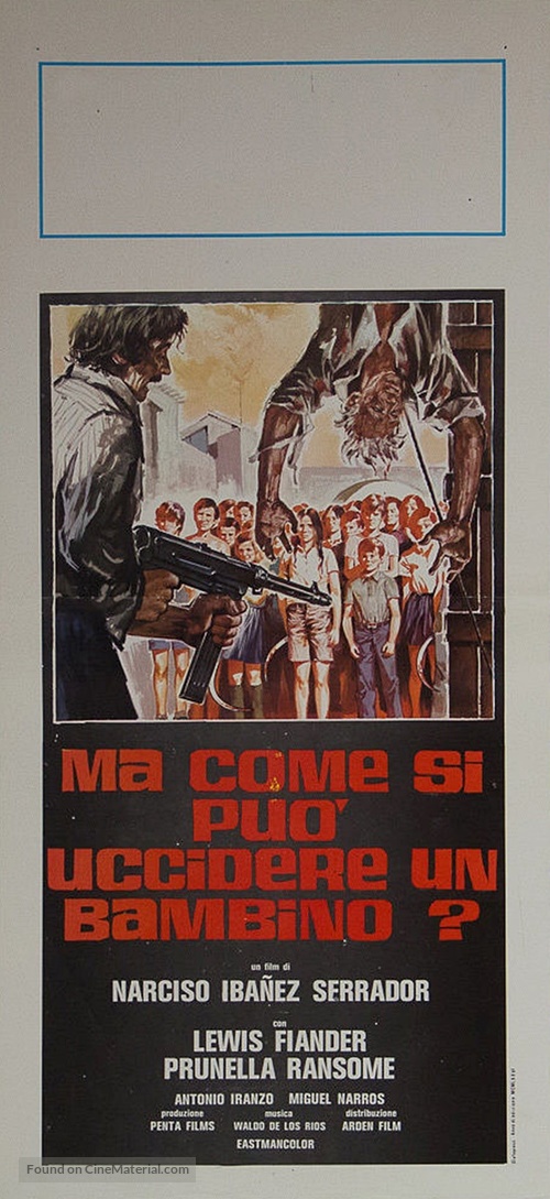 &iquest;Qui&egrave;n puede matar a un ni&ntilde;o? - Italian Movie Poster