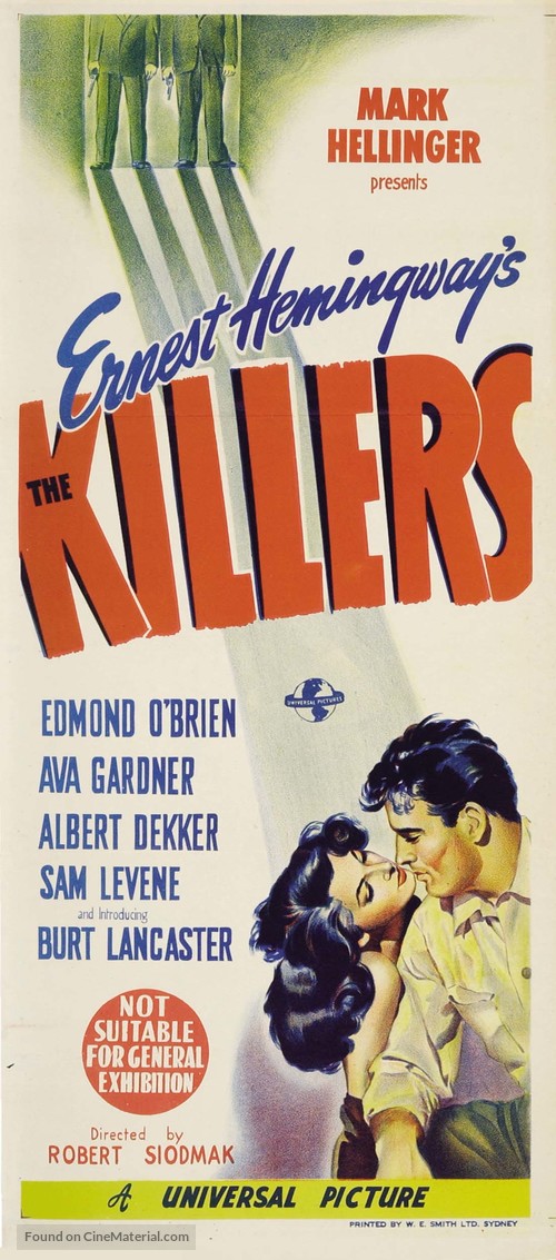 The Killers - Australian Movie Poster