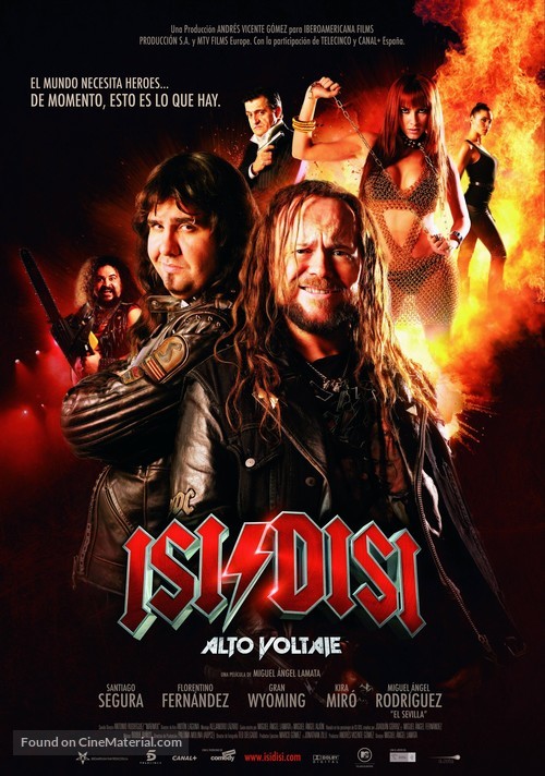 Isi &amp; Disi, alto voltaje - Spanish Movie Poster