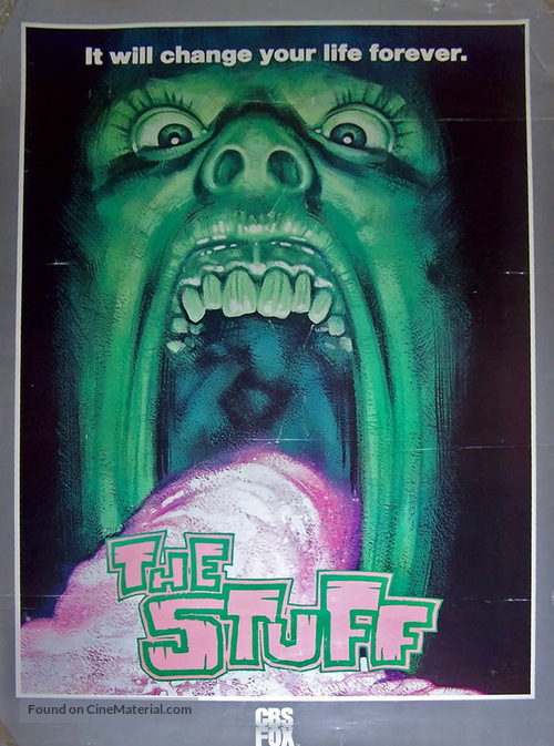 The Stuff - VHS movie cover