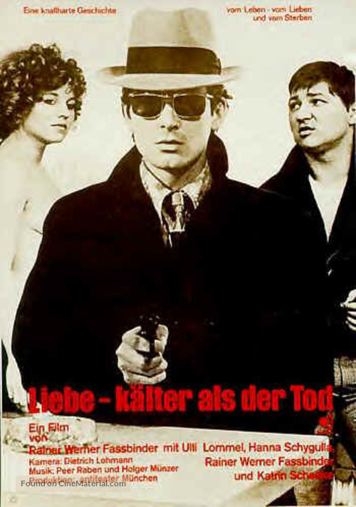 Liebe ist k&auml;lter als der Tod - German Movie Poster