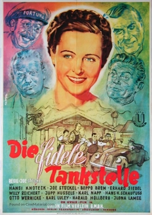 Die fidele Tankstelle - German Movie Poster