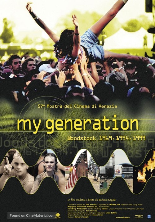 My Generation - Italian Movie Poster