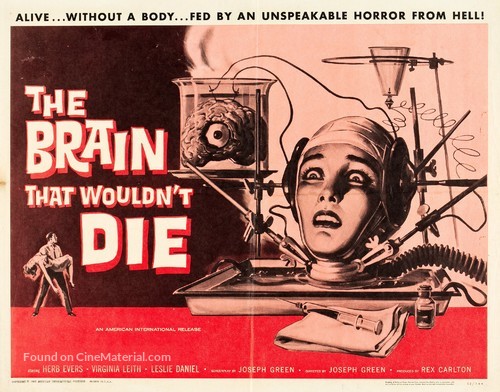 The Brain That Wouldn&#039;t Die - Movie Poster