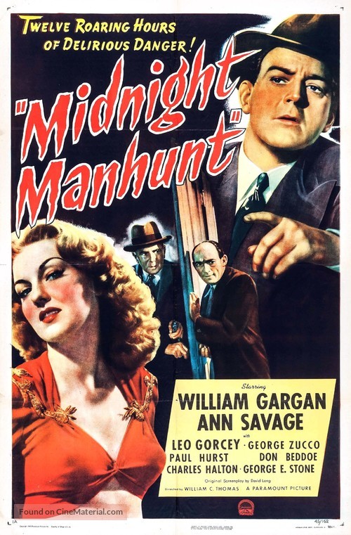 Midnight Manhunt - Movie Poster