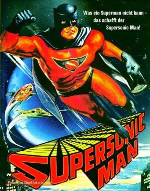 Supersonic Man - German Blu-Ray movie cover