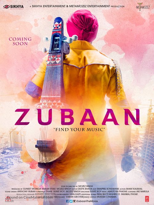 Zubaan - Indian Movie Poster