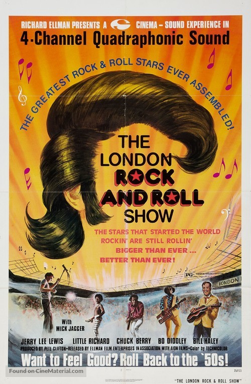 The London Rock and Roll Show - British Movie Poster