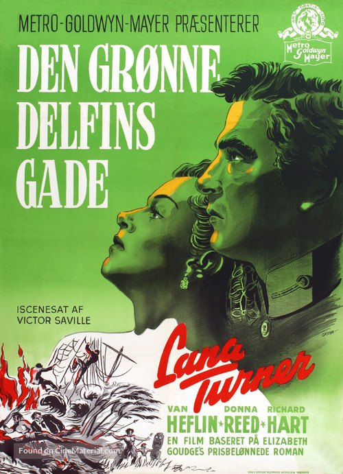Green Dolphin Street - Danish Movie Poster