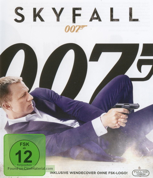 Skyfall - German Blu-Ray movie cover
