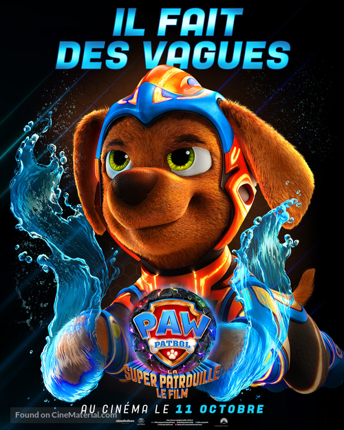 PAW Patrol: The Mighty Movie - French Movie Poster