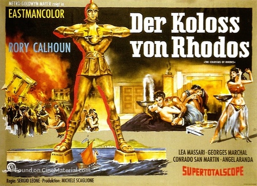Colosso di Rodi, Il - German Movie Poster
