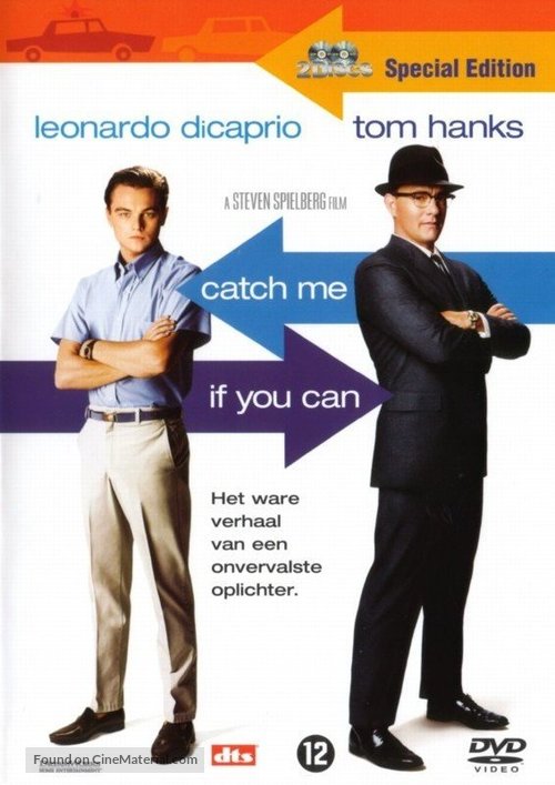 Catch Me If You Can - Dutch DVD movie cover