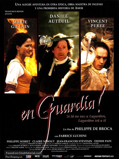 Le Bossu - Spanish Movie Poster