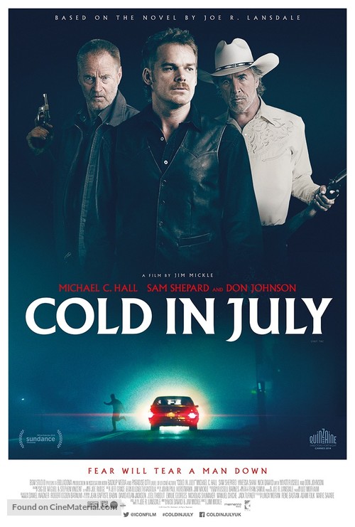 Cold in July - British Movie Poster