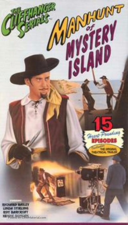 Manhunt of Mystery Island - VHS movie cover