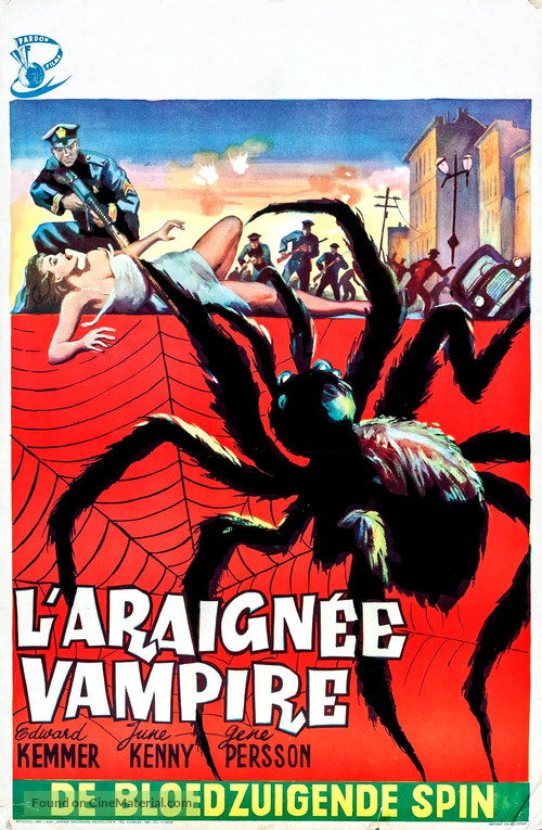 Earth vs. the Spider - Belgian Movie Poster