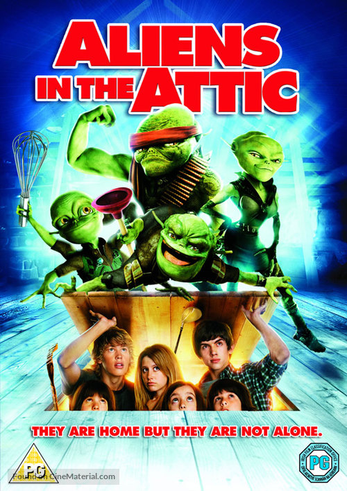 Aliens in the Attic - British Movie Cover