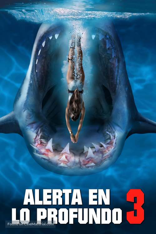 Deep Blue Sea 3 - Spanish Movie Cover